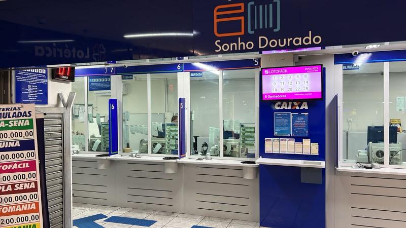 Na Lotérica Sonho Dourado, apostas se intensificam principalmente nos últimos 15 dias antes do sorteio