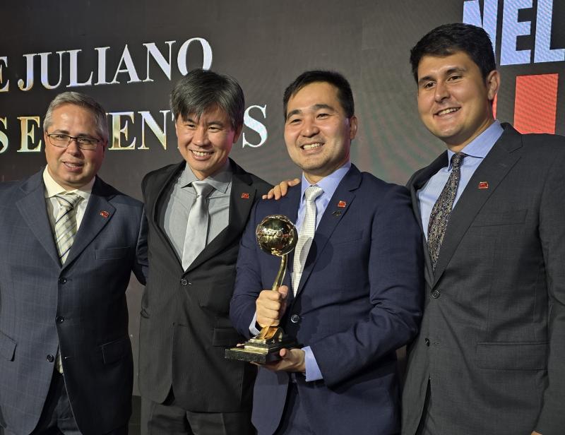 Os diretores do Grupo Matsuda, Leonardo Cerise Junior, Eric Yudi Matsuda, Leonardo Matsuda e Victor Sammi