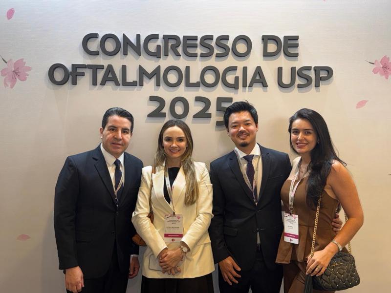 Dr. Claudio Vieira, Dra. Estela Batistela, Dr. Augusto Sano e Dra. Liz Horta