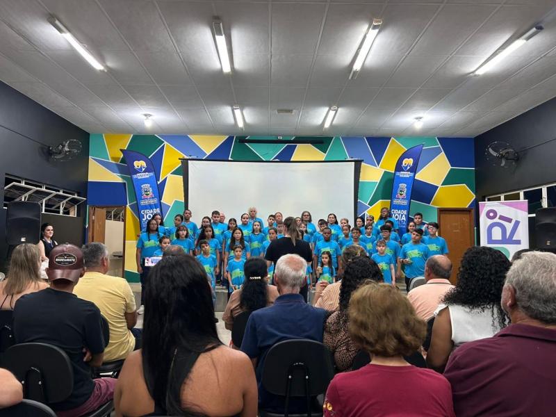 Alunos demonstraram todo o aprendizado e habilidades alcançadas durante as aulas do projeto