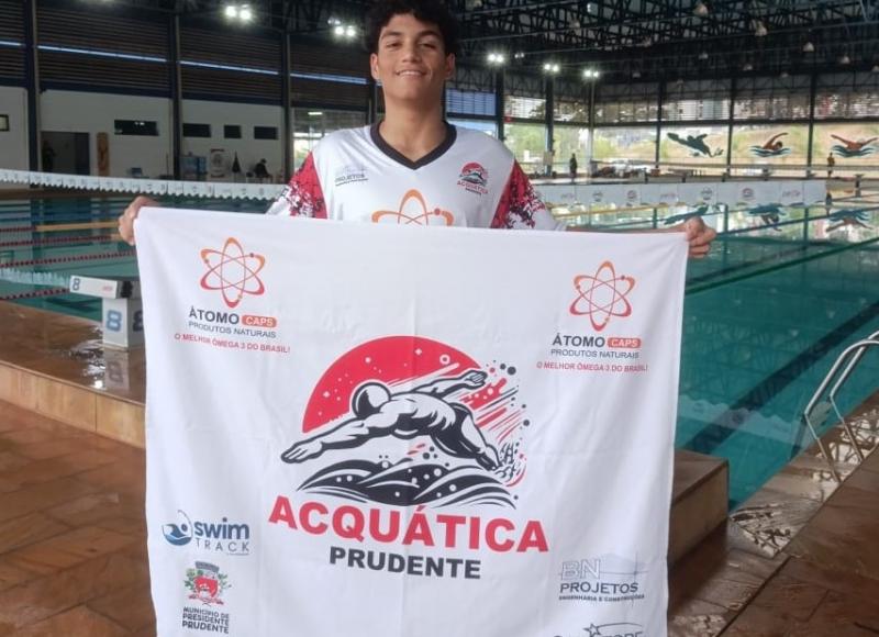 Georgeo Ares Rocha Coli disputará as provas de 50 m peito, 100 m peito e 200 m peito