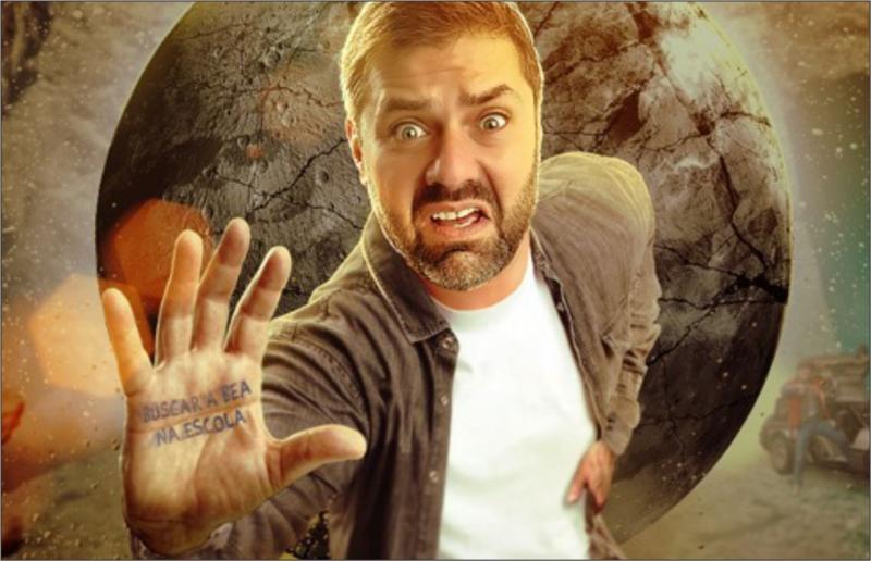 Fábio Rabin apresenta seu show de humor, neste domingo, no Teatro Cesar Cava