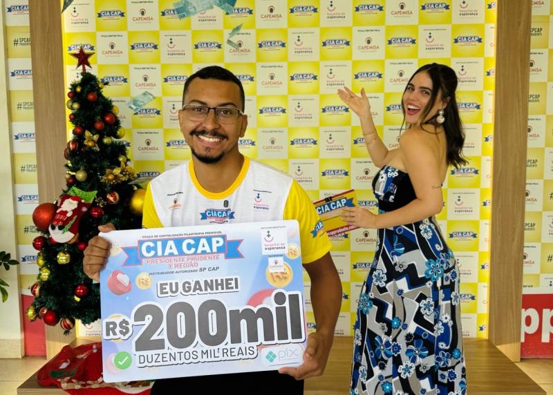 Pedro Henrique Galvão da Silva, mecânico de Dracena, faturou R$ 200 mil