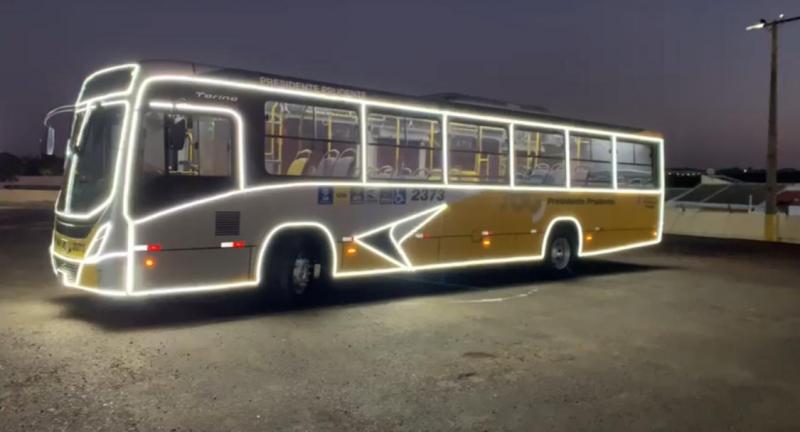 Linha de ônibus temática percorrerá locais iluminados de Prudente