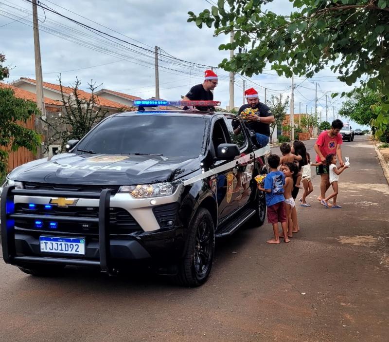 Viaturas percorreram diversos bairros de Dracena, na sexta-feira