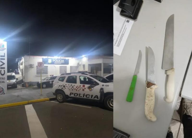 Homem ameaçou vítima de morte com uso de facas