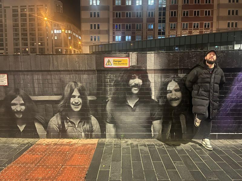 Lucas Mesquita, no Santuário do Black Sabbath