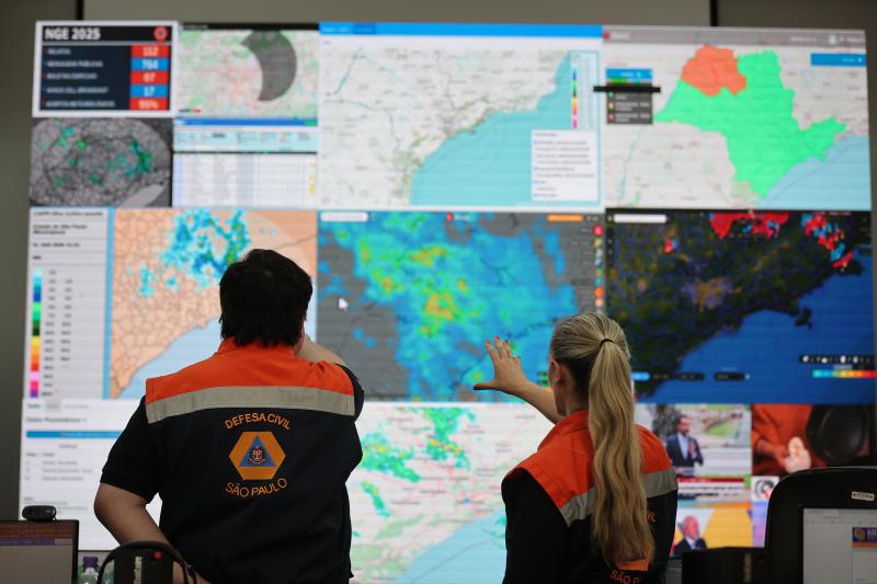 Governo de SP mobilizou gabinete de crise para chuvas nesta semana