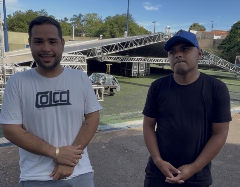 Henrique Bezerra e Guilherme Alencar, organizadores do Réveillon Euforia