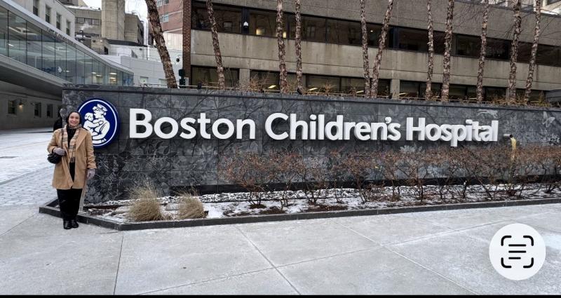 DRA.  ISABELLA ROGIN COTA, EM ESTÁGIO NO BOSTON CHILDREN’S HOSPITAL 