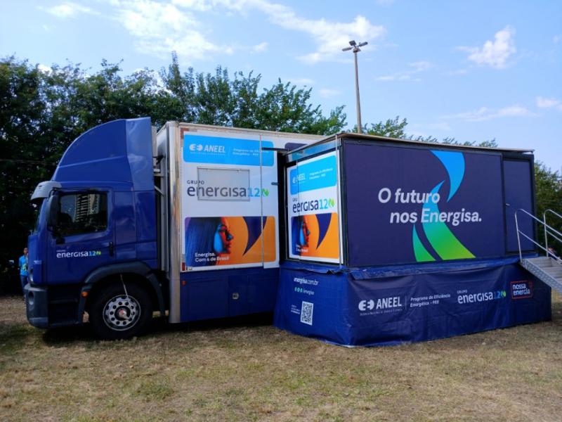 Caminhão do projeto ainda ofereceu recursos tecnológicos temáticos e experimentos científicos