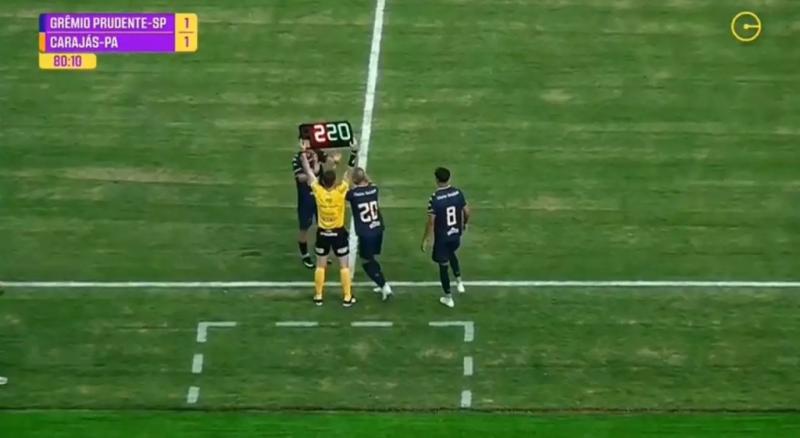 Polêmica na partida entre Carajás e Grêmio Prudente pode causar anulação de resultado 