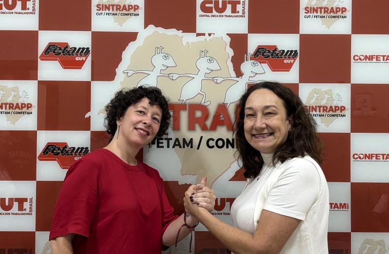 Presidenta Karina Sacardo e vice Luciana Telles