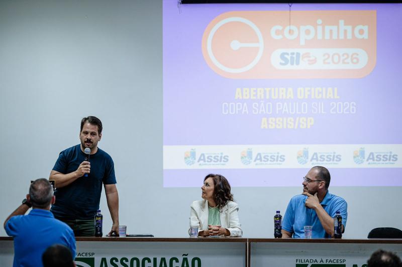 Pedro Mesquita, na abertura da Copa São Paulo 2026