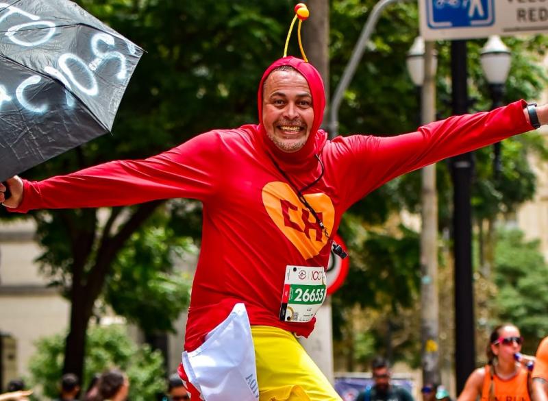 Alex Cocão, na São Silvestre