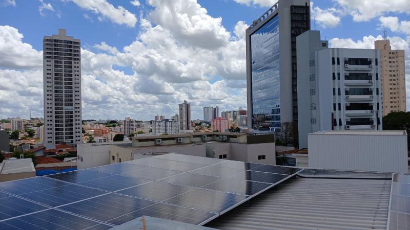 Ao todo, 58 painéis fotovoltaicos foram instalados na Santa Casa de Prudente