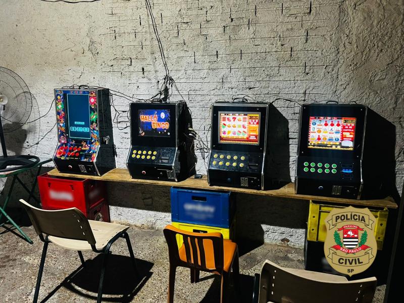 Máquinas foram encaminhadas para perícia e, após, terão destinação definida pelo Poder Judiciário