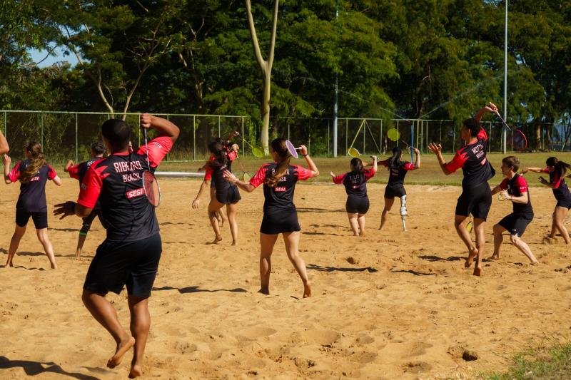 Atletas participaram de treinos físicos em diferentes ambientes