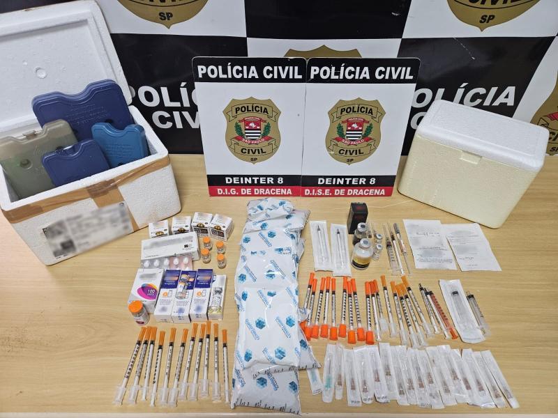 Material apreendido será encaminhado para perícia, visando elaboração de laudo técnico