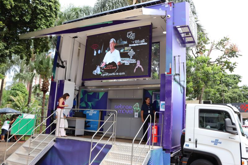 Sebrae Aqui também foi deslocado do Atende Prudente para a unidade móvel ao longo de toda a semana