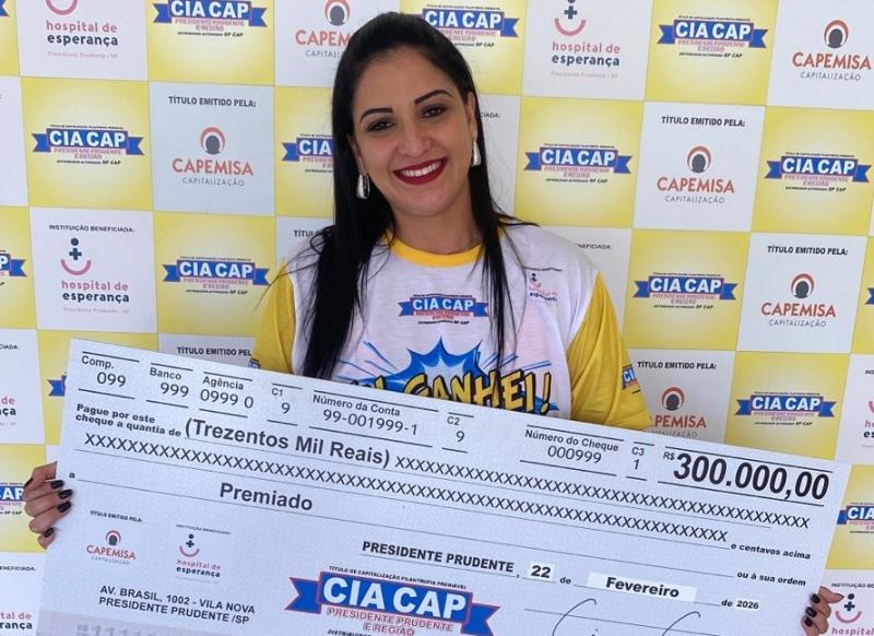 Giselle Amanda Fatore ganhou 300 mil