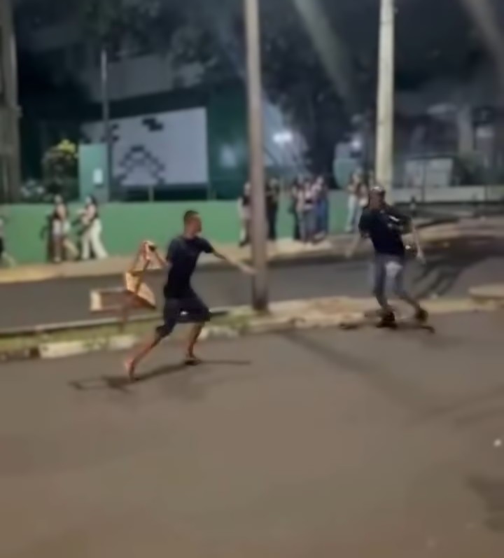 Na última segunda-feira, grupo de ao menos cinco homens se enfrentou na Avenida da Saudade