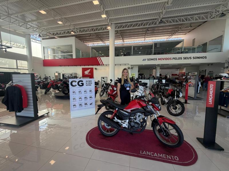 Apresentação da nova CG Titan 160 cc, ontem, na Cremone