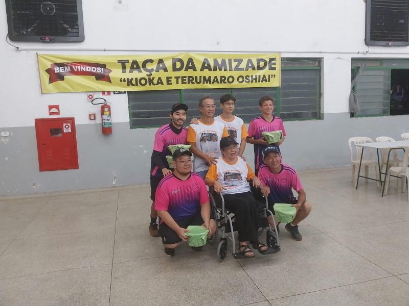 Na foto, a equipe da Semepp/Acae, que ficou em 3° lugar, e jogou com os seguintes atletas: André Tayama (capitão), Choiti Nuruki , Carlos Vacari, Marcos Souza e Robson Watanabe