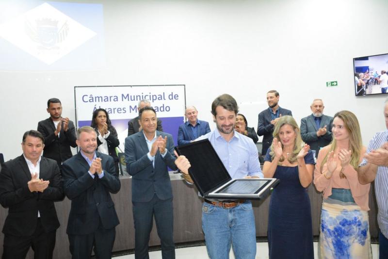 Piai foi homenageado nesta terça-feira, na Câmara de Machado