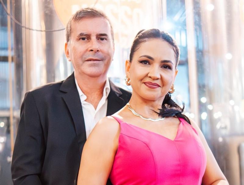 Cinara Barros e Rogério Percinoto