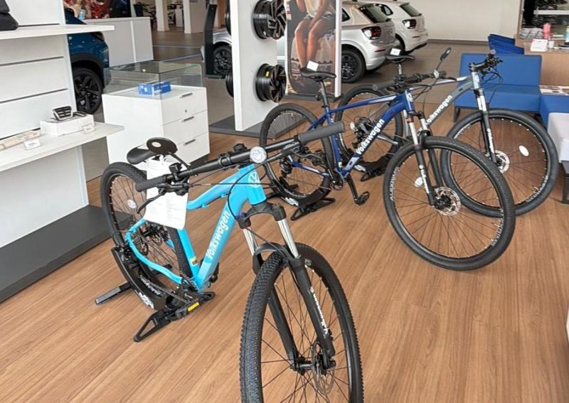 As bikes da Volkswagen, na Liane Veículos