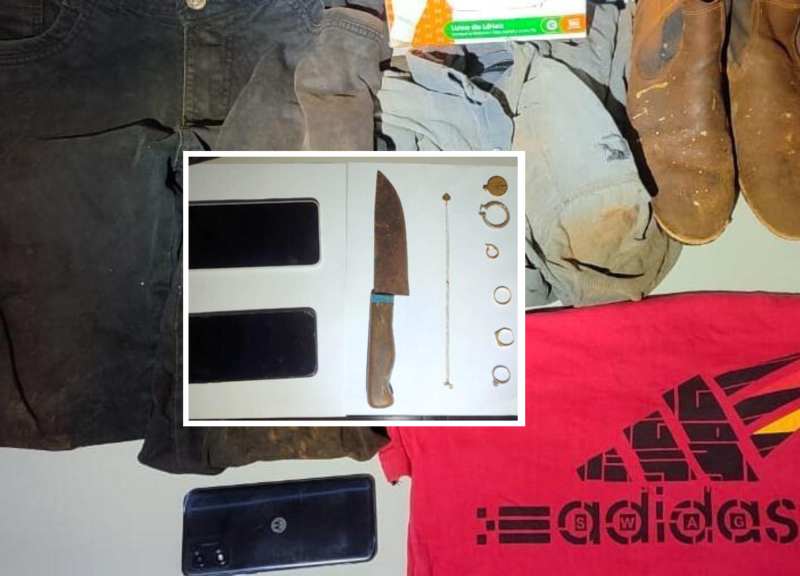 Em Marabá, suspeito foi localizado com objetos subtraídos e roupas utilizadas durante crime