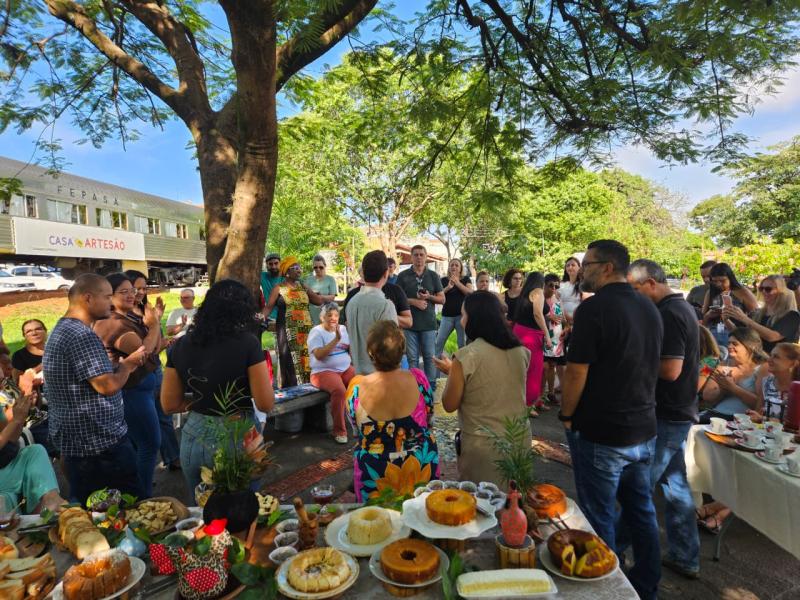 Evento reuniu cerca de 50 pessoas, entre artesãos e autoridades