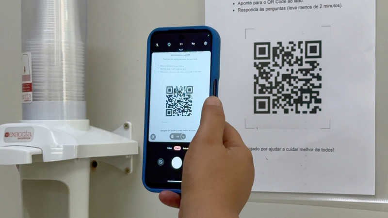 Canal de avaliação dos serviços de saúde pode ser acessado por meio de QR Code nas unidades ou nas receitas médicas