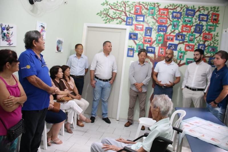 Entrega oficial de materiais à AOPDown, em Presidente Prudente