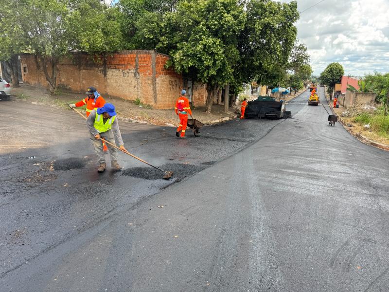 Programa Asfalto Novo deve recapear 1.400 metros de vias públicas em Álvares Machado