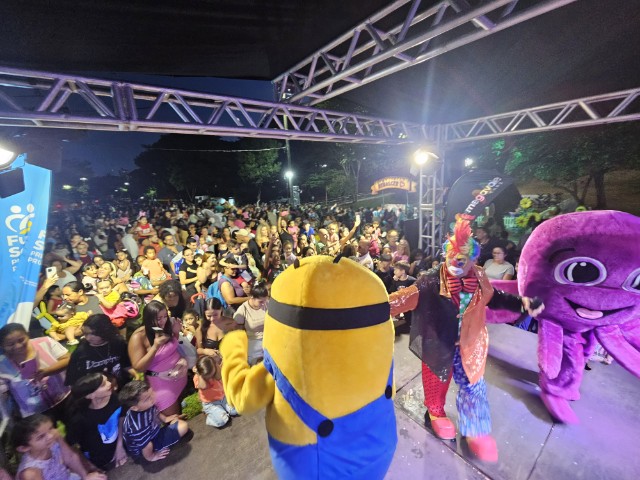 Festa de Páscoa no Parque do Povo teve atrações destinadas às crianças
