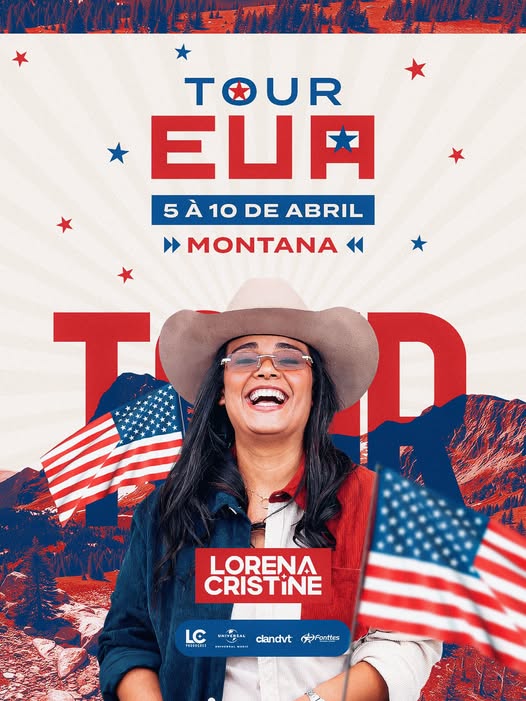 LORENA CRISTINE ANUNCIA TOUR EM MONTANA