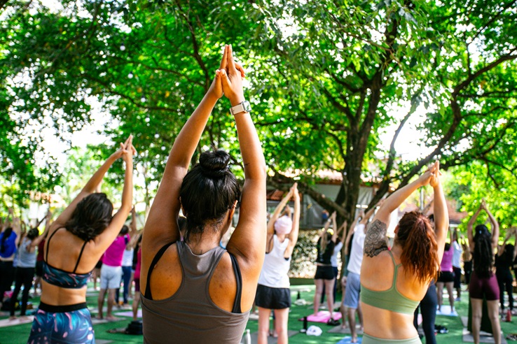 Programação contará com aula aberta de yoga nidra, prática de relaxamento profundo
