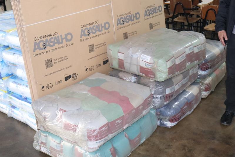 Primeira etapa da campanha do agasalho de Epitácio tem foco na arrecadação de cobertores e mantas