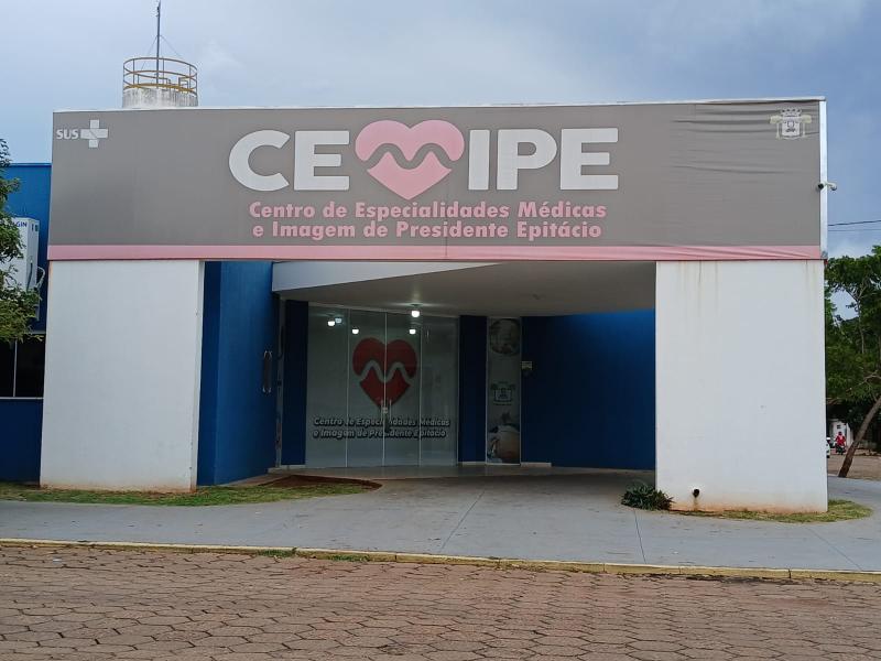 Cemipe concentra atendimentos em diversas especialidades médicas e também realiza exames  para diagnóstico e acompanhamento de pacientes