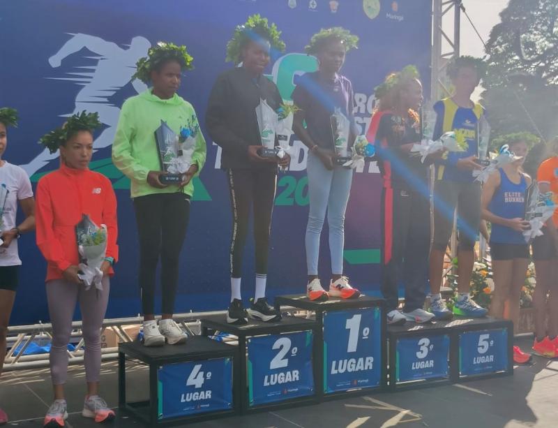 Felismina Cavela conquistou o 3º lugar geral, ficando atrás apenas de duas atletas quenianas