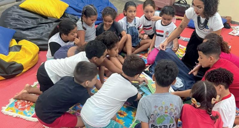 Escola Municipal Carmen Pereira Delfim foi a primeira a receber o projeto