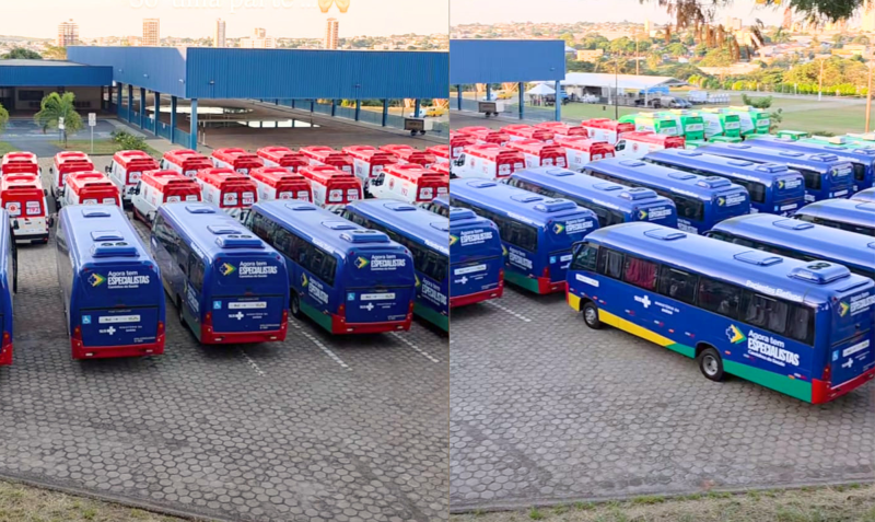 Novos micro-ônibus e ambulâncias do SAMU e UOMs serão entregues no Centro Olímpico