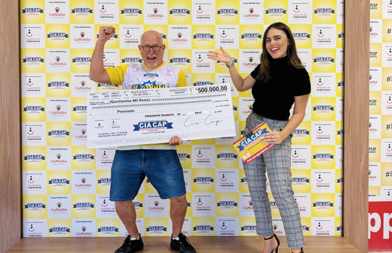 Bezerra, comerciante em Araçatuba, ganhou R$ 500 mil do CiaCap