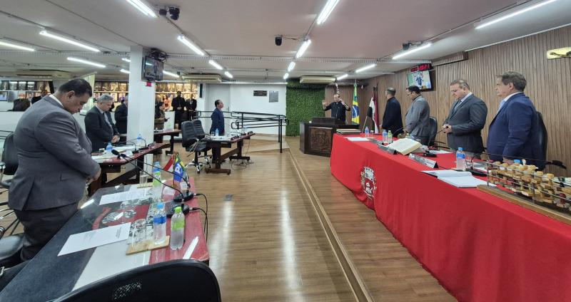 Durante a sessão ordinária desta segunda-feira, vereadores aprovaram cinco projetos de lei