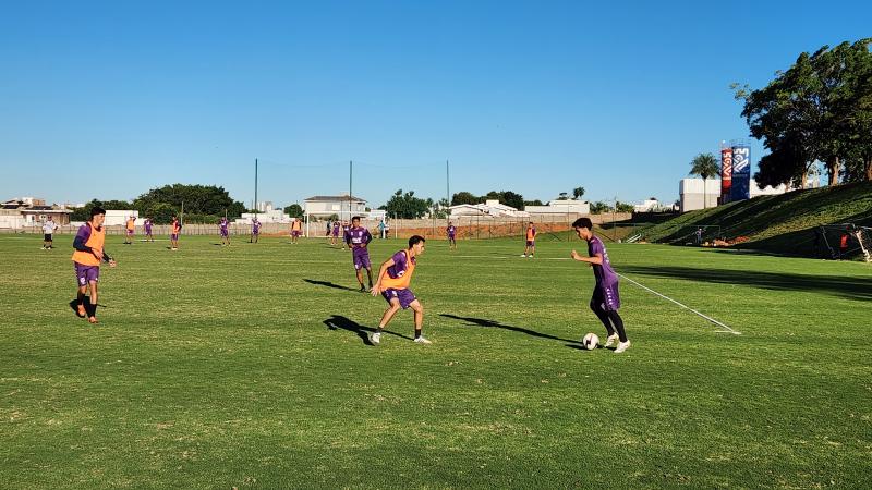 Equipe realizou mais um treino hoje, no CT do Grêmio Prudente