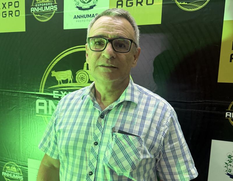 O agrônomo João Menezes: “Aposta regional virou referência para o setor agropecuário em Anhumas e cidades vizinhas”