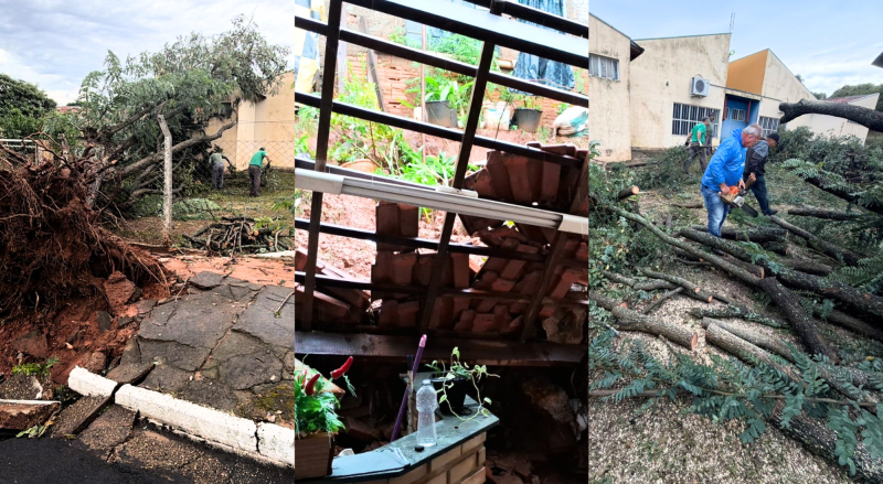 Chuvas provocaram danos em Martinópolis, PP, Adamantina, Taciba, Regente, Teodoro e Anastácio
