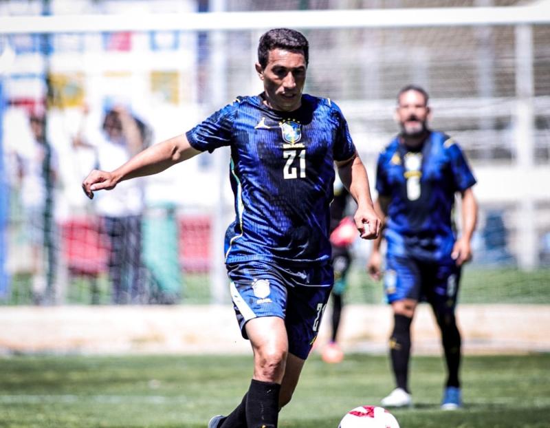 Advogado Alanderson Soares Justo; também volante da Seleção Brasileira, que venceu a Copa do Mundo dos Advogados, na Espanha